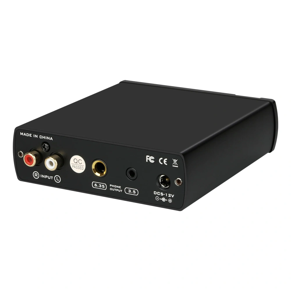 TPA6120A NE5532 Hi-Fi Headphone Amplifier High Power Desktop Audio Amp with Treble & Bass Control for 3.5mm/6.35mm Headphones