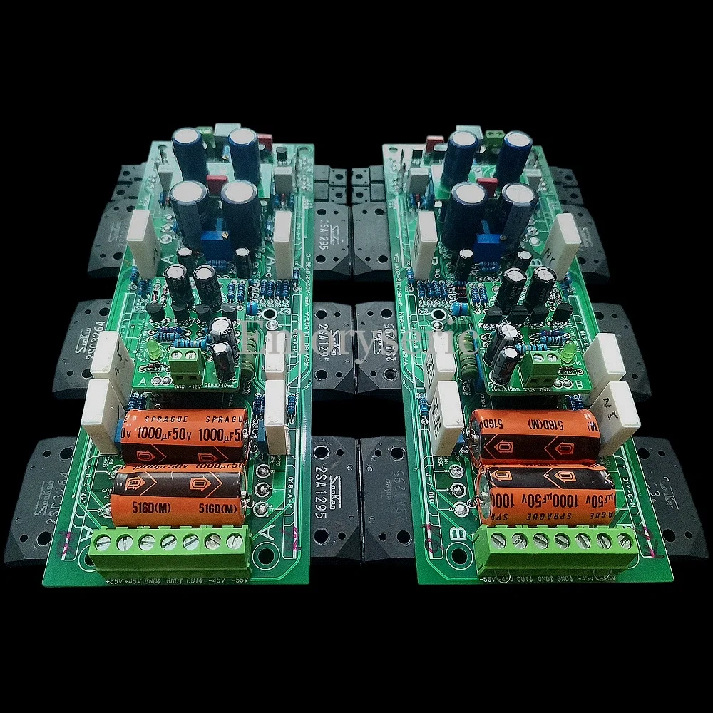 Krell KSA-50 Clone Class A Power Amplifier Board, Dual Channel Mirror Design DIY Kit or Finished