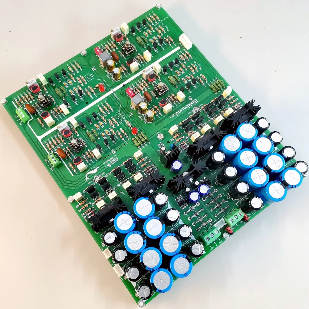Clone Goldmund-27 Type Hi-Fi Classic Audiophile Fully Discrete Continental Style DIY Pre-amp Board