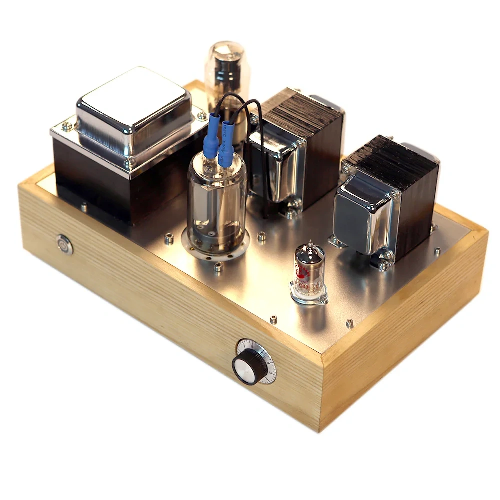 12AX7 Driver FU19 Stereo Tube Amplifier, 8W+8W Hand-Wired (Point-to-Point), Audiophile Grade Low Noise