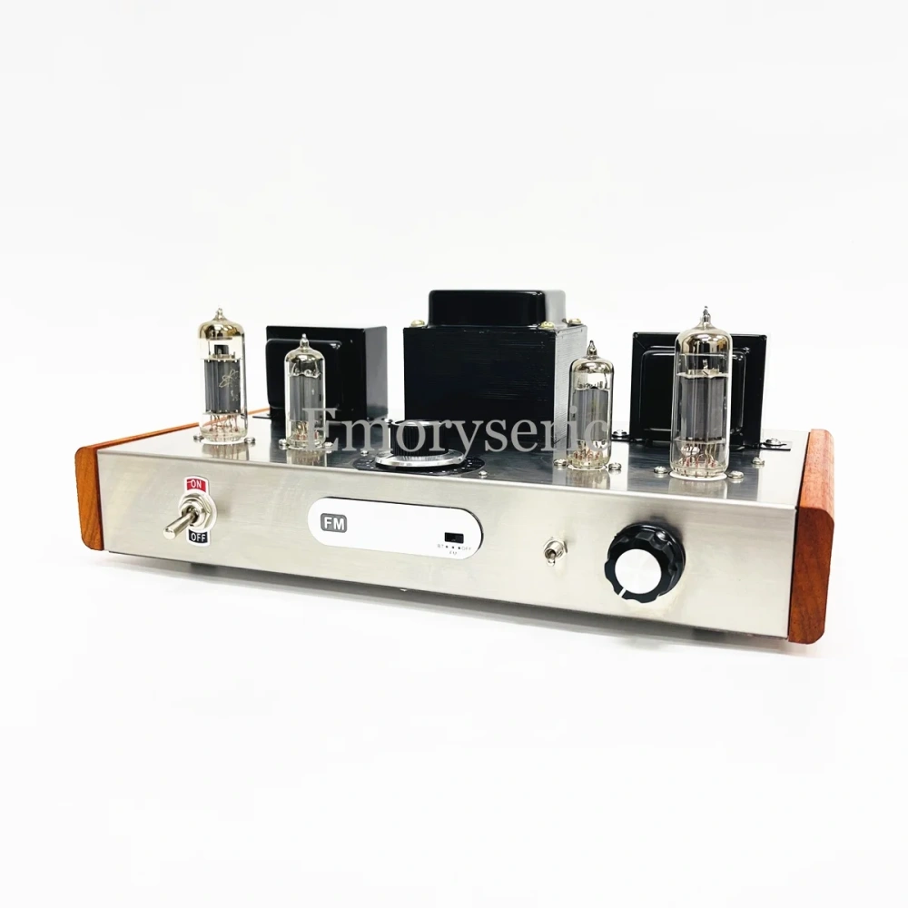 Audiophile Tube Radio & Amplifier, High Precision FM Tuner with Wireless Bluetooth HiFi Power Amp