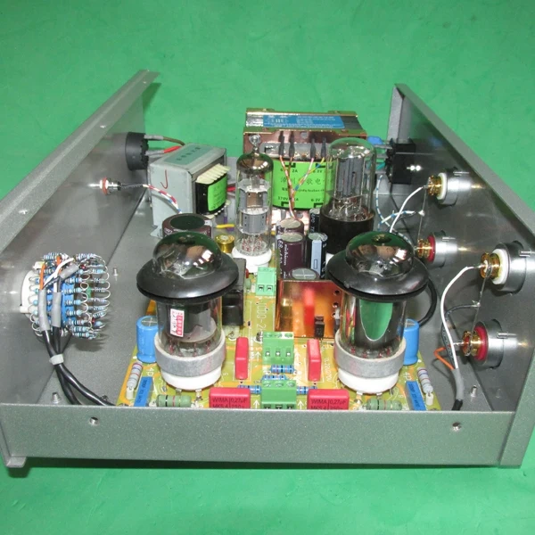 4P1S Direct Heat Pipe Dual Channel Preamp 6F3 Vacuum Tube High Voltage Regulator LM317 Regulator Preamplifier