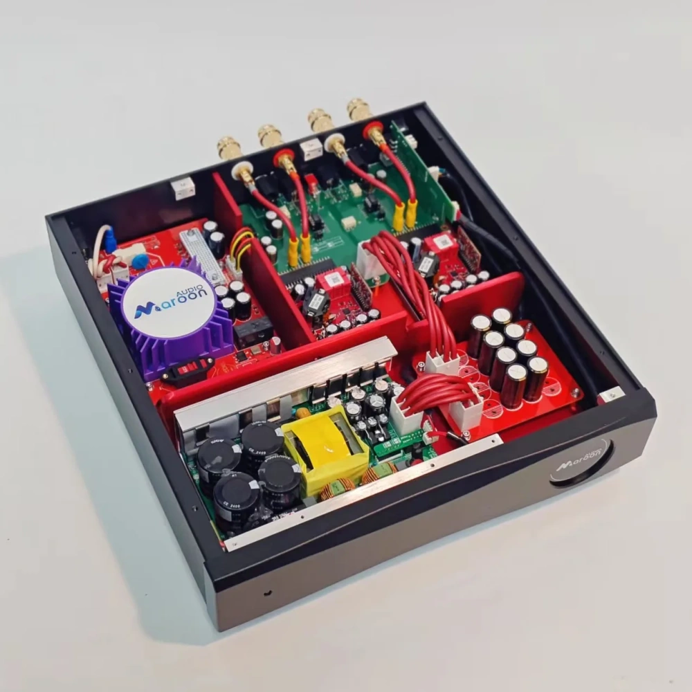 Maroon Audio Hi-Fi Class D Audiophile Amp Purifi Hypex Original 1ET6525SA 7040sa NCx500