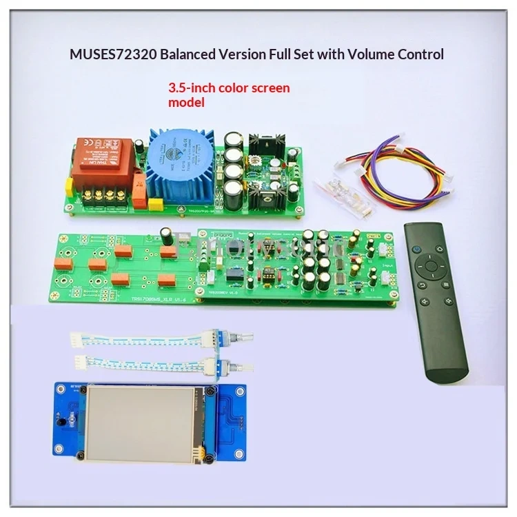 MUSES72320V Electronic Volume Control Preamp Board, High-End Digital Potentiometer Controller, HiFi Audio Volume Attenuator