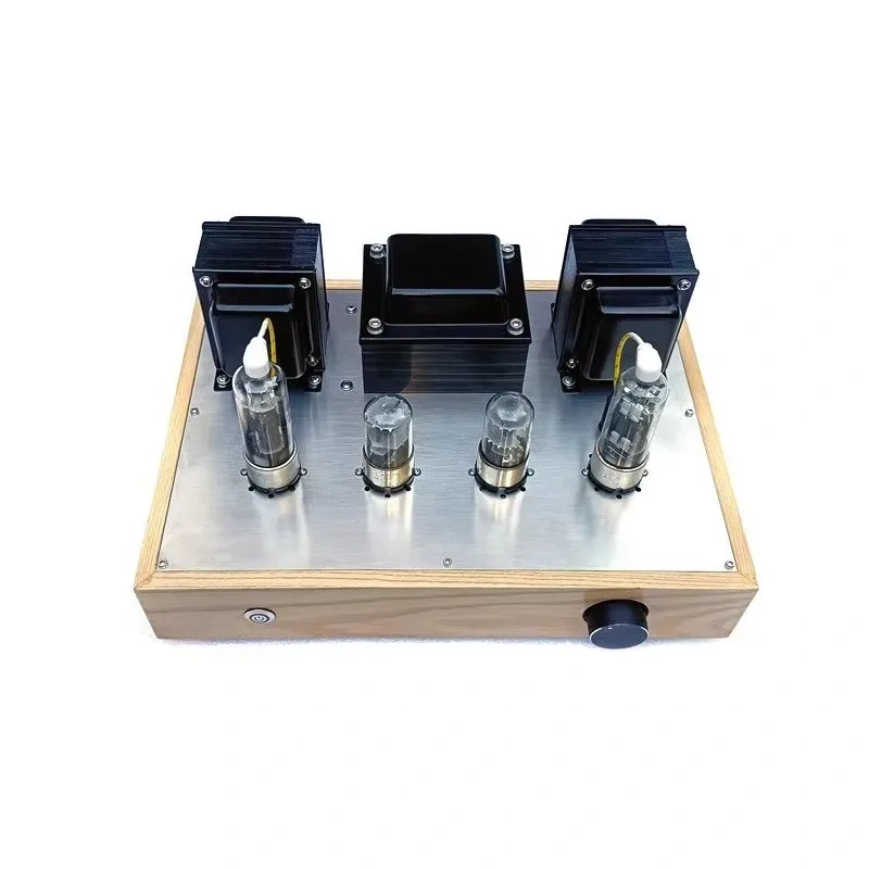 6G2P + 6P13 Stereo Tube Amplifier, 6W+6W Class A Desktop Amp with Strong Bass Response (Assembled)