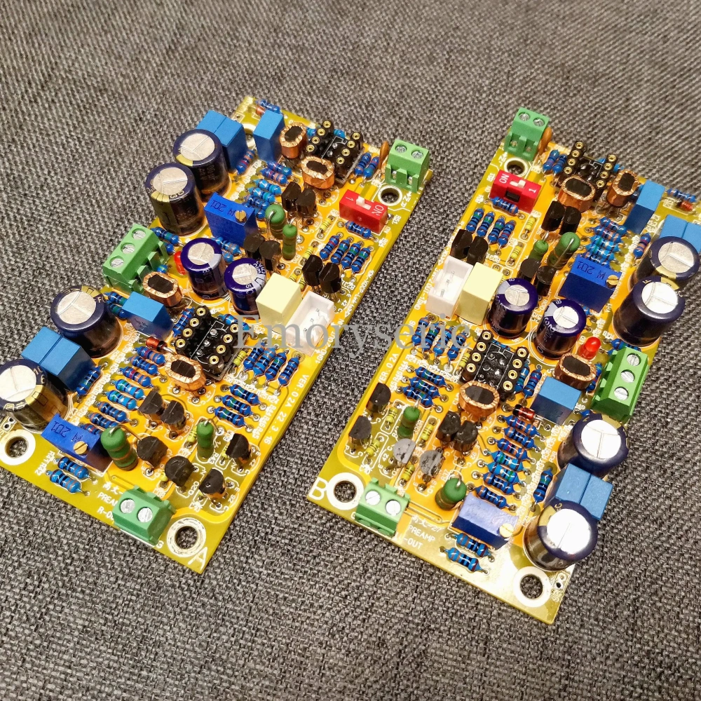 Goldmund 27 Mini Version Discrete HiFi Preamplifier Board, Authentic Sound Reproduction