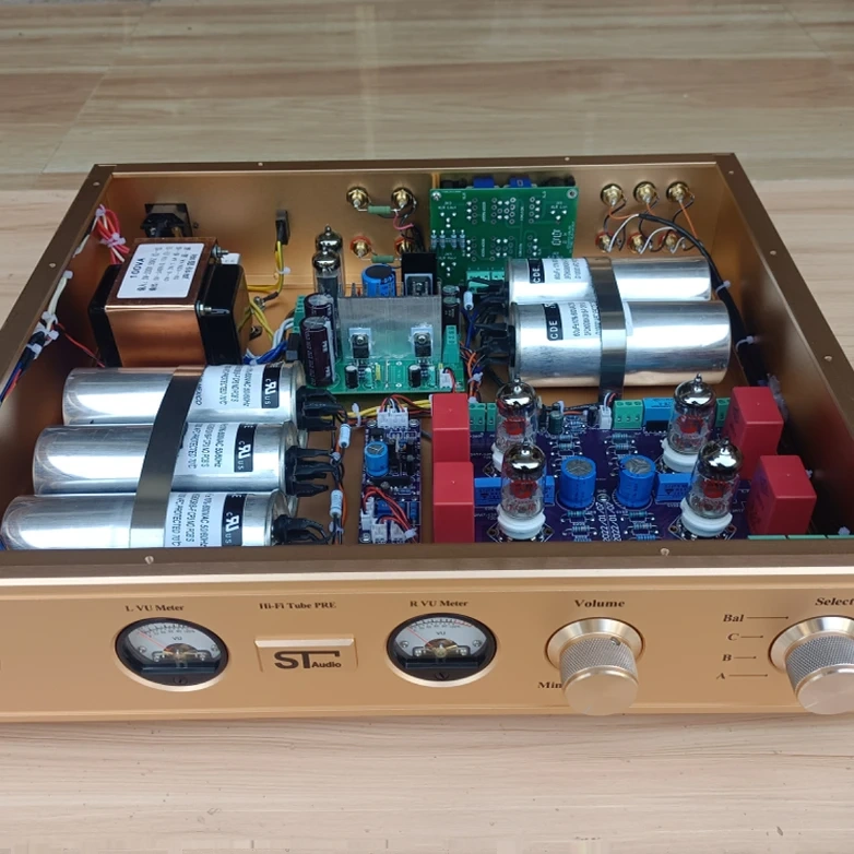 Audiophile Wada-Shigeru Tube Preamplifier True Balanced Transformer IN/OUT 6X4 12AX7 12AU7 Hi-Fi Pre-Amp "Poisonous Vocal" Sound