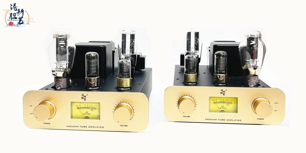 8-Tube Split 300B Tube Amp Kit, Fever Single-ended Class A Vacuum Tube Power Amplifier, Left and Right Channel Stereo