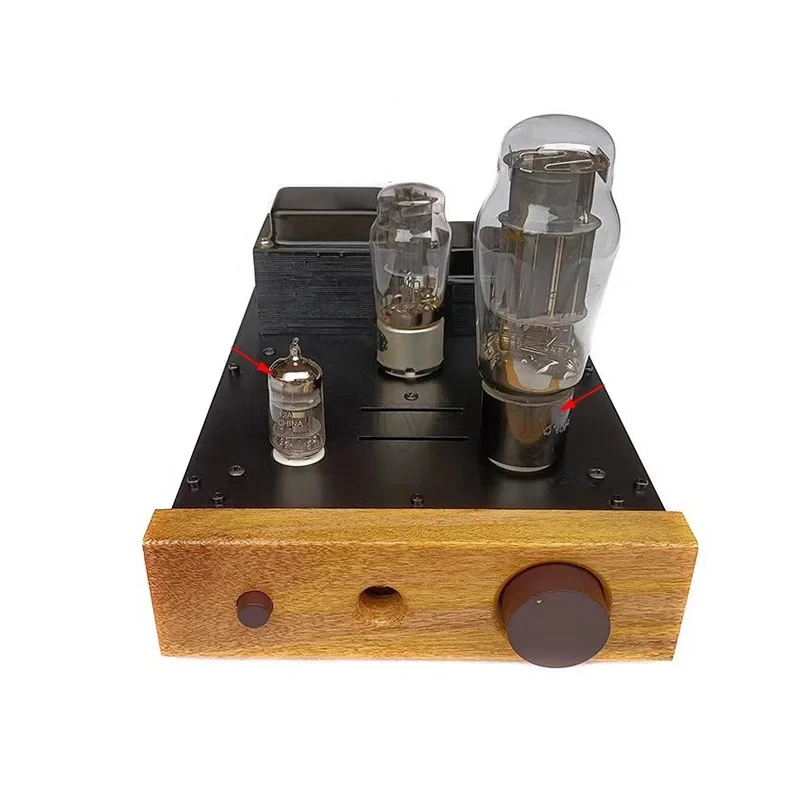 E5 Pure Tube Headphone Amplifier, 12AT7/ECC81 + 6N5P/6080, Tube Rectifier, High Output Power