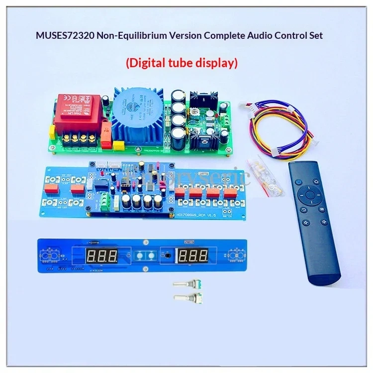 MUSES72320V Electronic Volume Control Preamp Board, High-End Digital Potentiometer Controller, HiFi Audio Volume Attenuator
