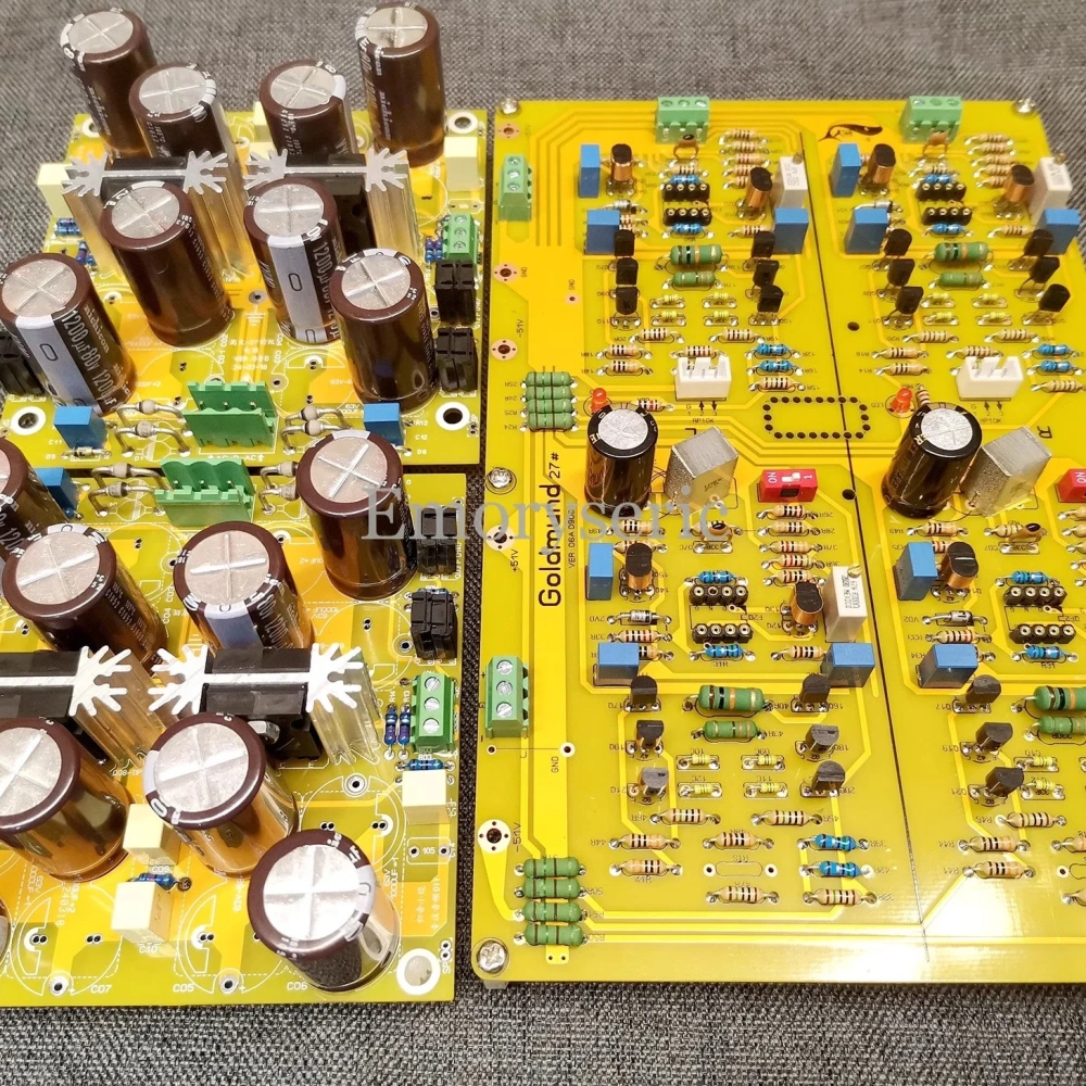Goldmund Mimesis 27 Clone Fully Discrete Hi-Fi Preamplifier Board, Classic Circuit DIY Kit