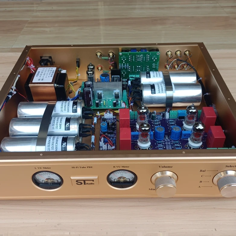 Audiophile Wada-Shigeru Tube Preamplifier True Balanced Transformer IN/OUT 6X4 12AX7 12AU7 Hi-Fi Pre-Amp "Poisonous Vocal" Sound