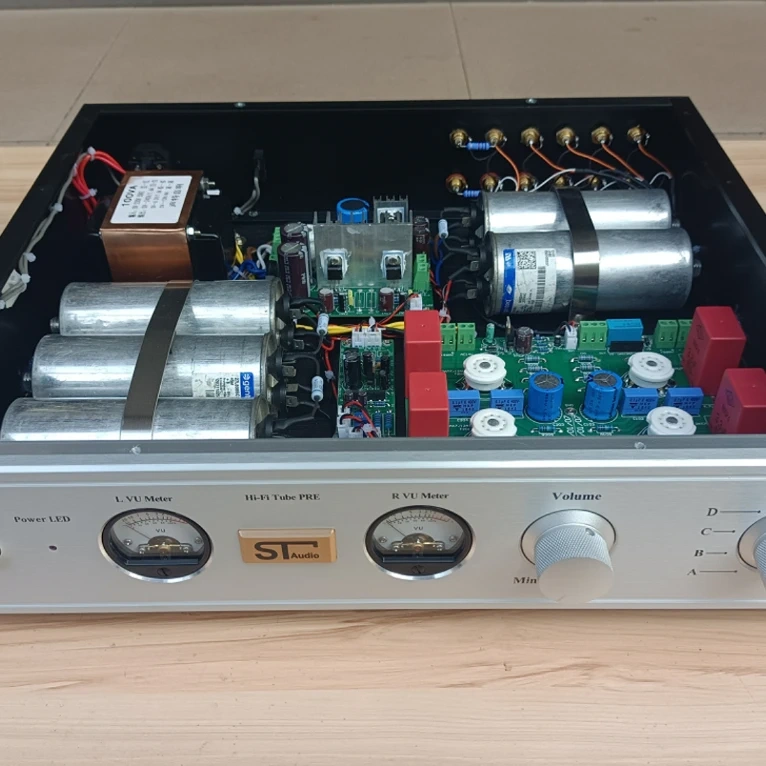 Audiophile Wada-Shigeru Tube Preamplifier True Balanced Transformer IN/OUT 6X4 12AX7 12AU7 Hi-Fi Pre-Amp "Poisonous Vocal" Sound
