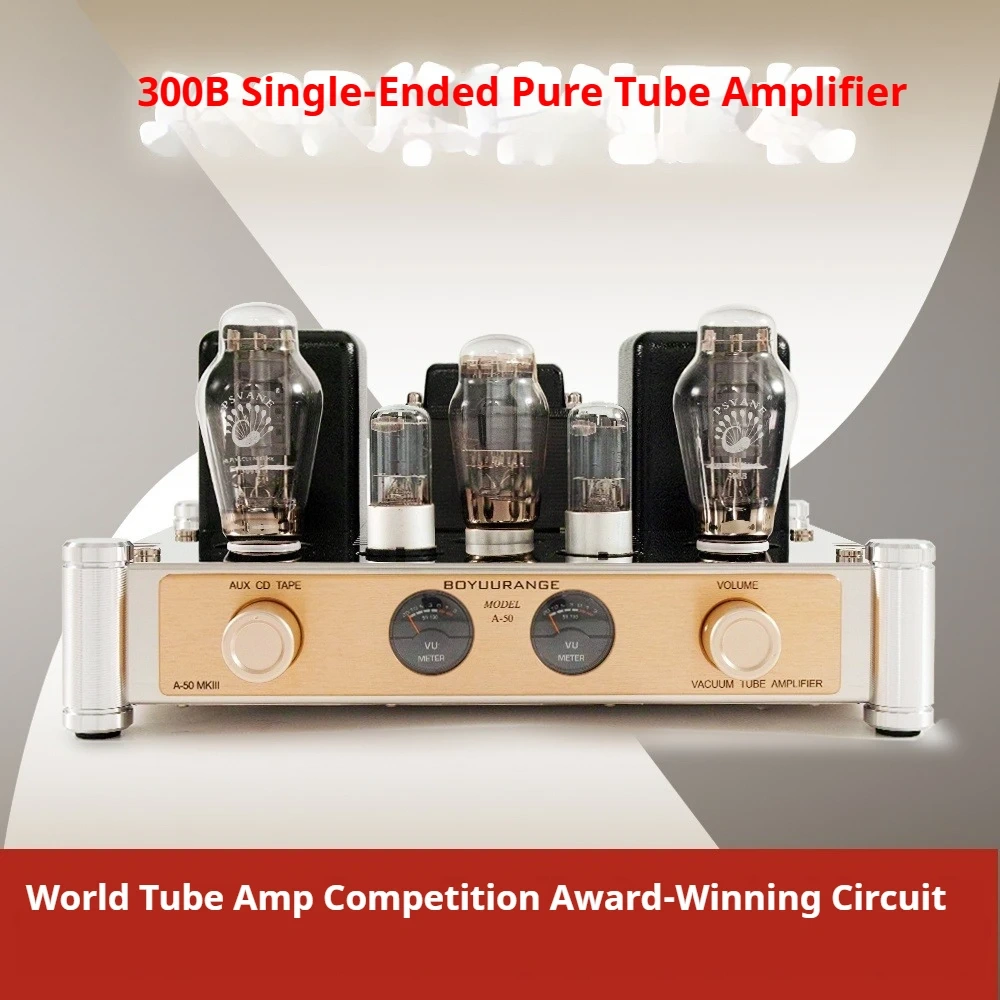 Boyuu 300B Tube Amplifier Pure Power Amplifier A50 Tube Single-ended HIFI