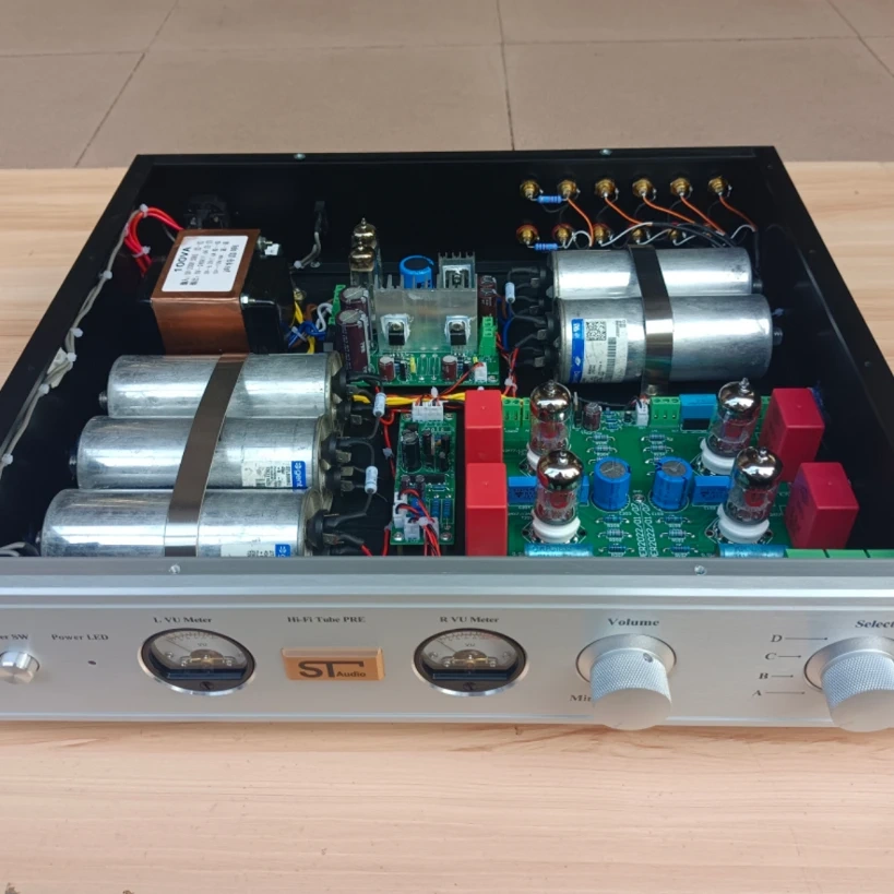 Audiophile Wada-Shigeru Tube Preamplifier True Balanced Transformer IN/OUT 6X4 12AX7 12AU7 Hi-Fi Pre-Amp "Poisonous Vocal" Sound