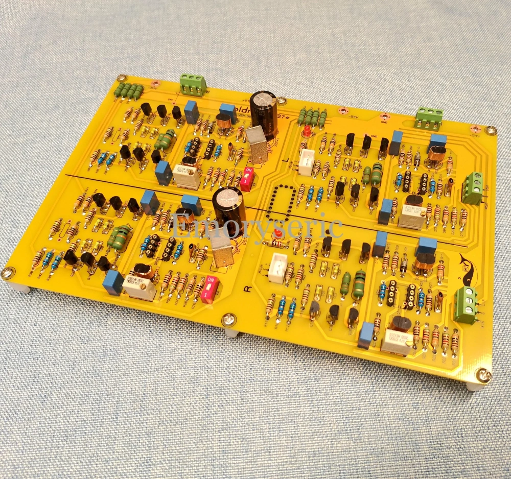 Goldmund Mimesis 27 Clone Fully Discrete Hi-Fi Preamplifier Board, Classic Circuit DIY Kit