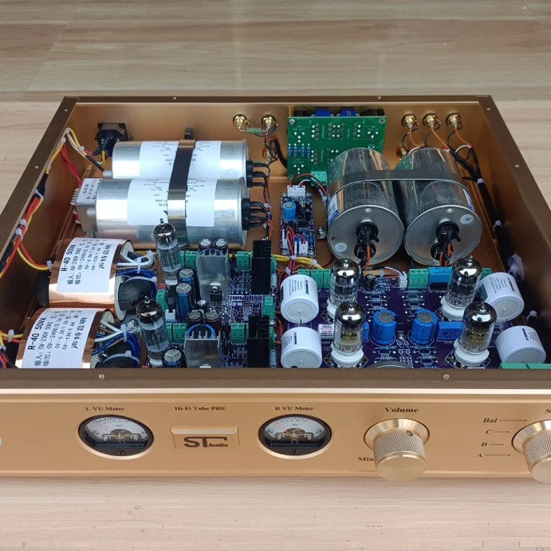 Audiophile Wada-Shigeru Tube Preamplifier True Balanced Transformer IN/OUT 6X4 12AX7 12AU7 Hi-Fi Pre-Amp "Poisonous Vocal" Sound