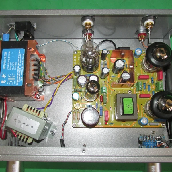 4P1S Direct Heat Pipe Dual Channel Preamp 6F3 Vacuum Tube High Voltage Regulator LM317 Regulator Preamplifier