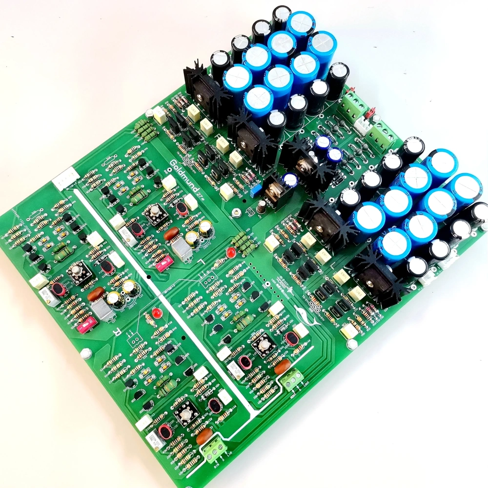 Clone Goldmund-27 Type Hi-Fi Classic Audiophile Fully Discrete Continental Style DIY Pre-amp Board
