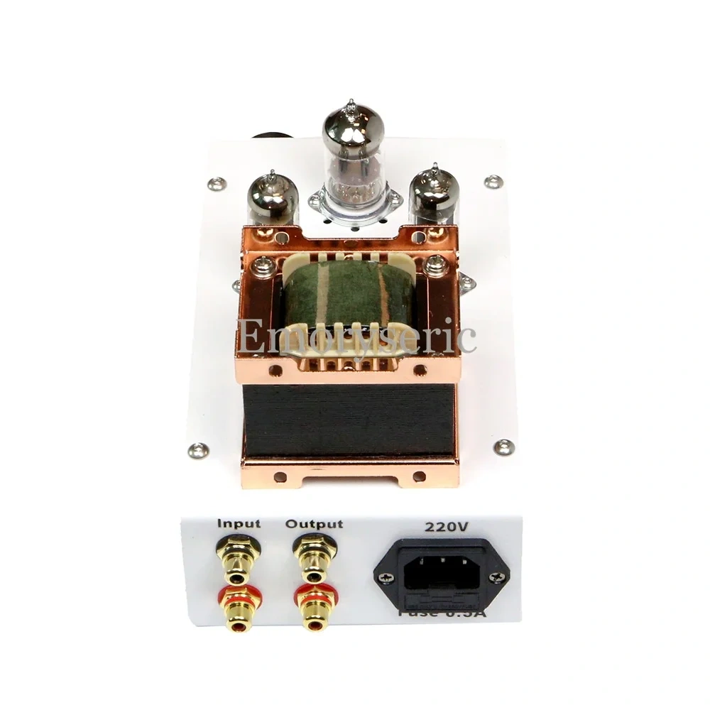 12AU7 / ECC82 Single Tube Preamplifier, Western Electric Style with Tube Rectifier
