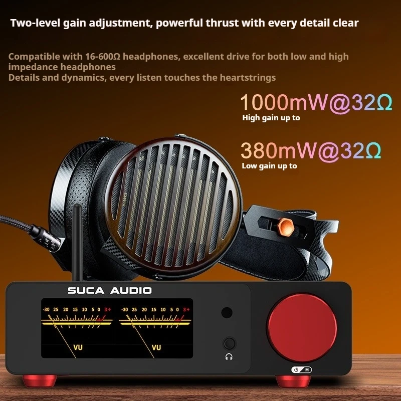 SUCA Q11 PRO Decoder AKM+ESS Dual Brand DAC Computer USB Sound Card Decoder Headphone Amplifier All-in-One Device