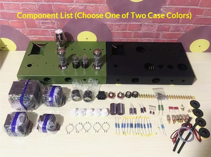 PSVANE EL34 High Power Audiophile Tube Amplifier Kit, Single-Ended Class A with Tube Rectification