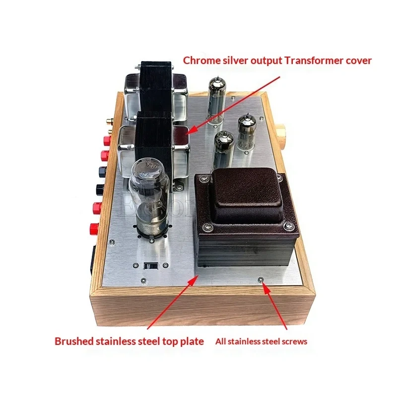 EL84/6P14 Tube Amplifier, 12AX7 & 6N11 Driver, 5Z4P Rectifier, Point-to-Point Wiring with Choke