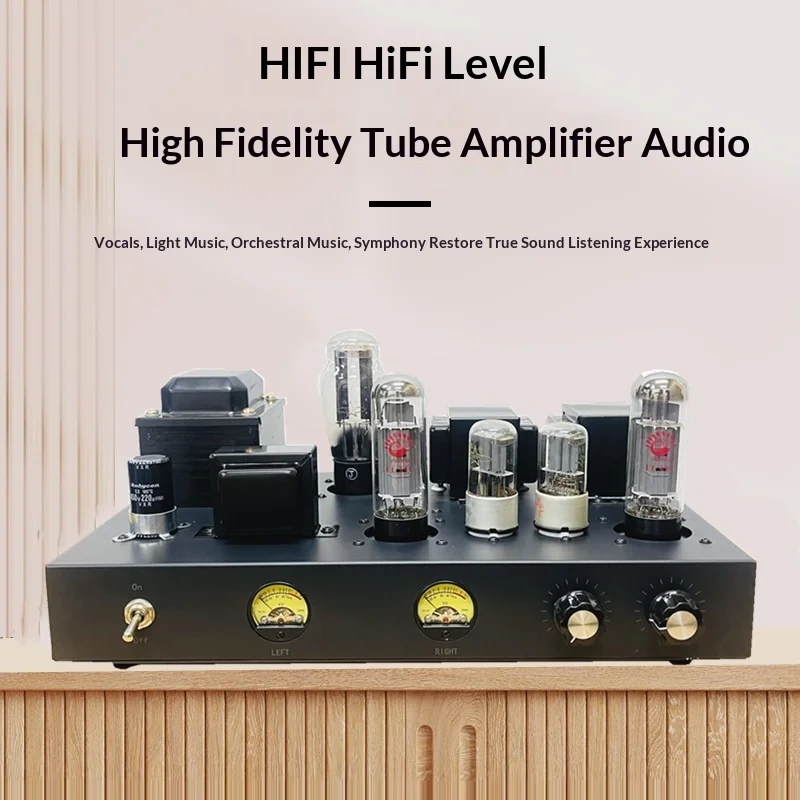 PSVANE EL34 High Power Audiophile Tube Amplifier Kit, Single-Ended Class A with Tube Rectification