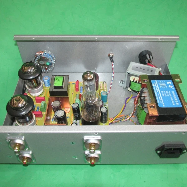 4P1S Direct Heat Pipe Dual Channel Preamp 6F3 Vacuum Tube High Voltage Regulator LM317 Regulator Preamplifier