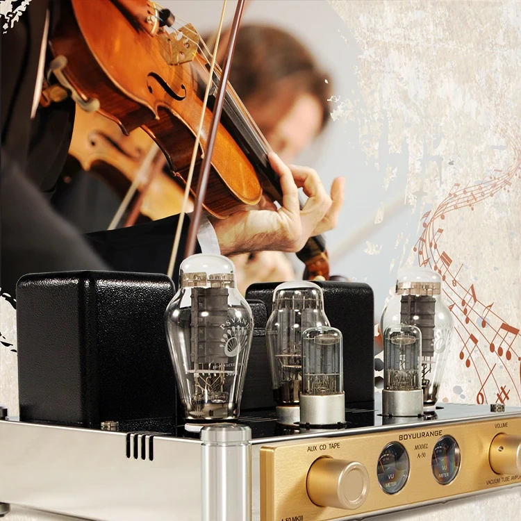 Boyuu 300B Tube Amplifier Pure Power Amplifier A50 Tube Single-ended HIFI
