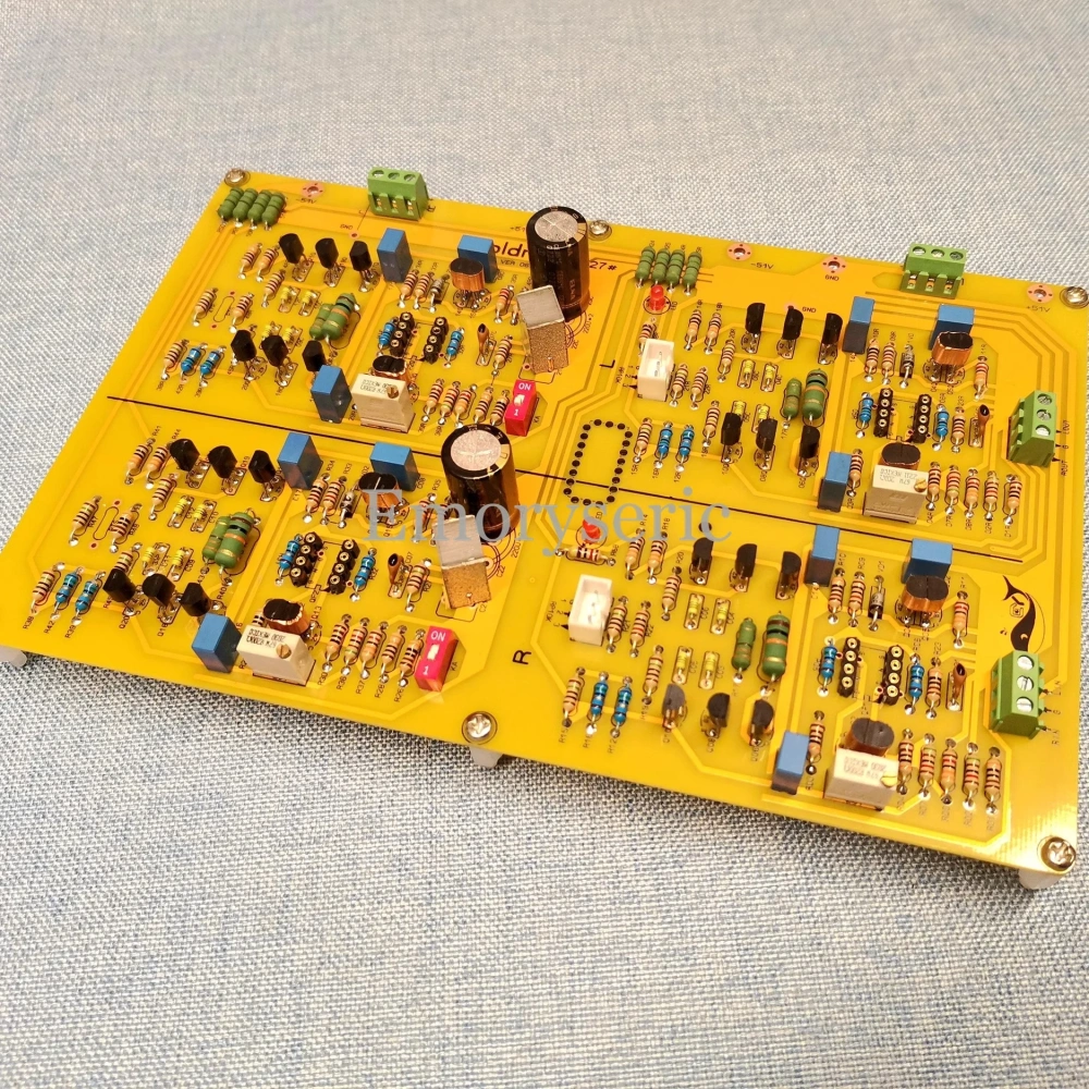 Goldmund Mimesis 27 Clone Fully Discrete Hi-Fi Preamplifier Board, Classic Circuit DIY Kit