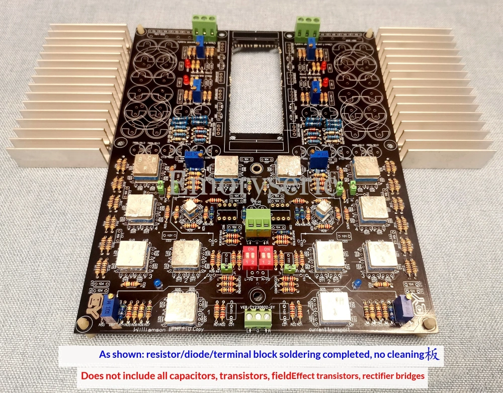 Diamond Differential Current Mode Preamp & Headphone Amp Kit, Wilson Current Mirror Architecture, High-End DIY Audio
