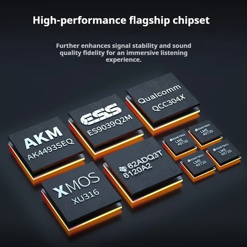 SUCA Q11 PRO Decoder AKM+ESS Dual Brand DAC Computer USB Sound Card Decoder Headphone Amplifier All-in-One Device