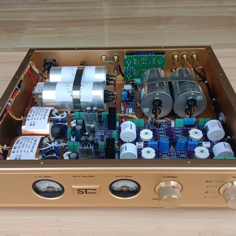 Audiophile Wada-Shigeru Tube Preamplifier True Balanced Transformer IN/OUT 6X4 12AX7 12AU7 Hi-Fi Pre-Amp "Poisonous Vocal" Sound
