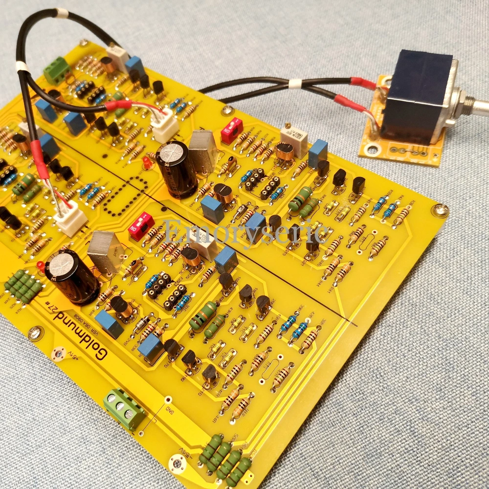 Goldmund Mimesis 27 Clone Fully Discrete Hi-Fi Preamplifier Board, Classic Circuit DIY Kit