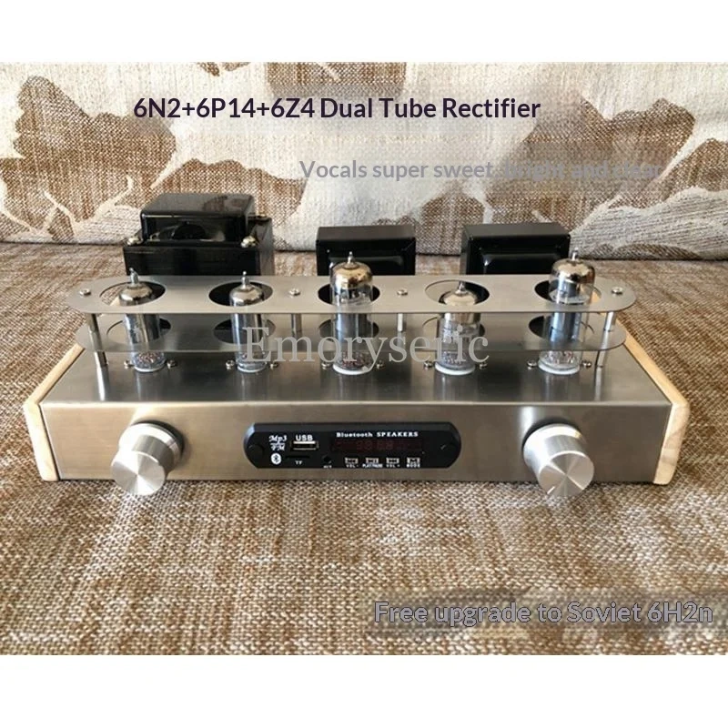 6N2 6P14 Vacuum Tube Amplifier DIY Kit Finished Tube Rectifier HIFI Power Amp