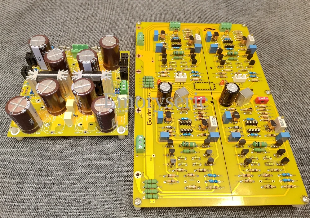 Goldmund Mimesis 27 Clone Fully Discrete Hi-Fi Preamplifier Board, Classic Circuit DIY Kit