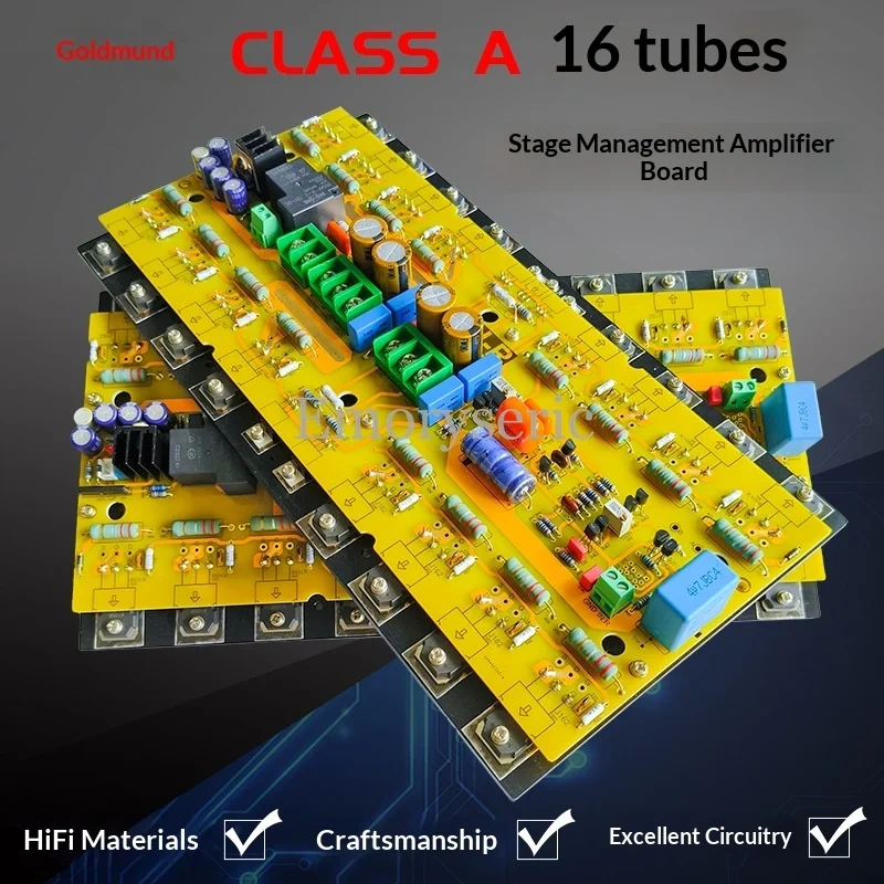 Goldmund Architecture Class A FET Power Amplifier Board, 16 Transistors, Hi-End High Power, Better than Accuphase E550