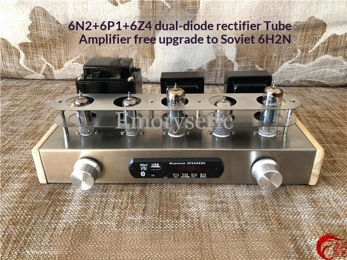 6N2 6P1 Vacuum Tube Amplifier DIY Kit Finished Tube Rectifier HIFI Audio Power Amp