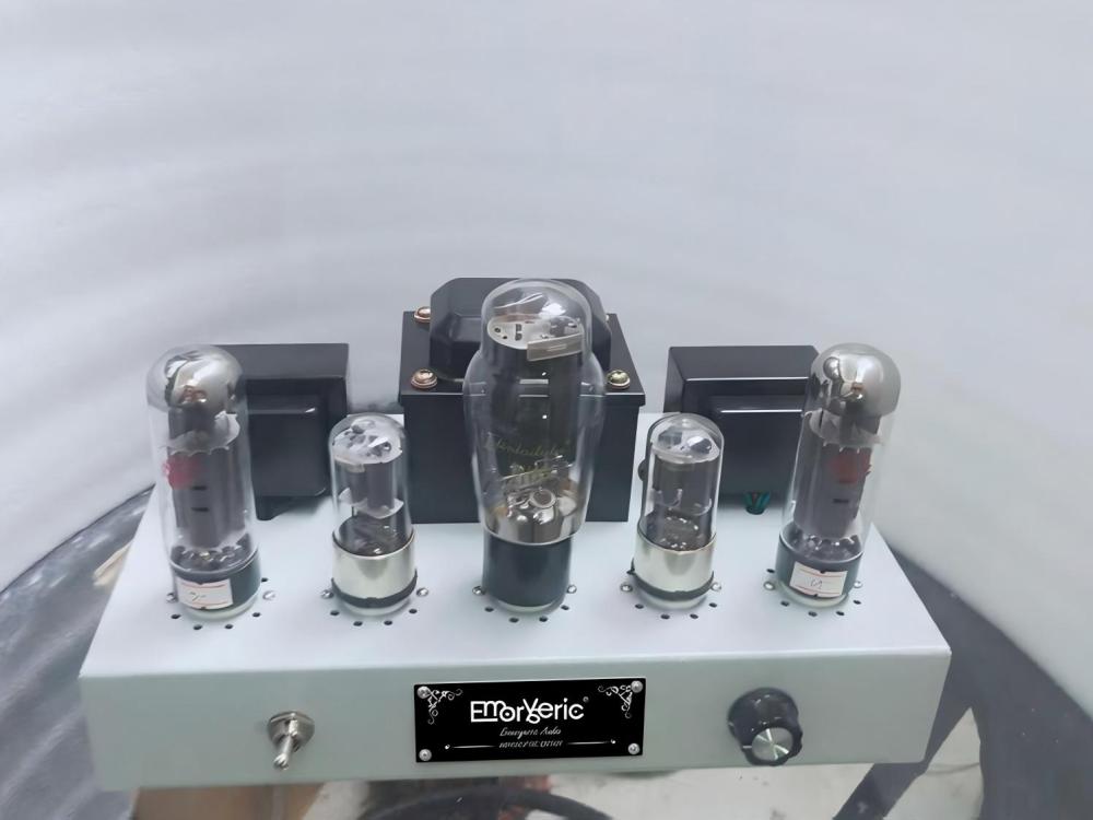 Emoryseric EL34 Tube Amplifier, 6SN7 5U4G Class A Single-Ended, Hand-Wired, 7W x2, Hi-Fi Valve Amp for Bookshelf/Floor Speakers