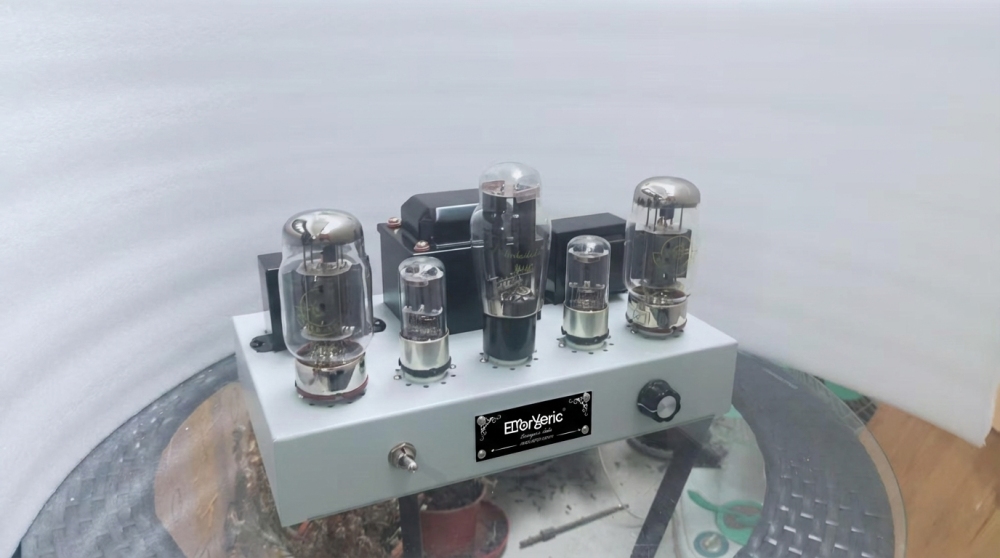 Emoryseric 6SN7 Push 5U4G Electronic Tube Amplifier 2.0 Stereo 8W 5U4G Rectify Pure Handmade KT88 Electronic Tube Power Amplifier Audio