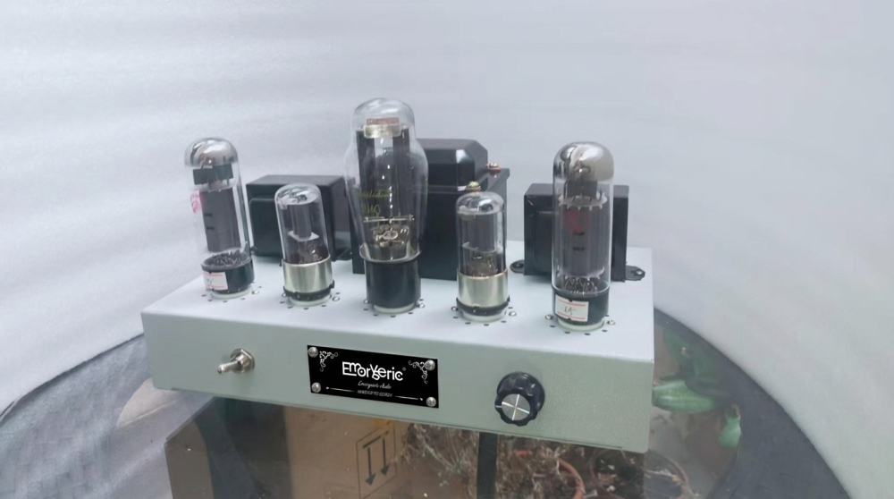 Emoryseric EL34 Tube Amplifier, 6SN7 5U4G Class A Single-Ended, Hand-Wired, 7W x2, Hi-Fi Valve Amp for Bookshelf/Floor Speakers