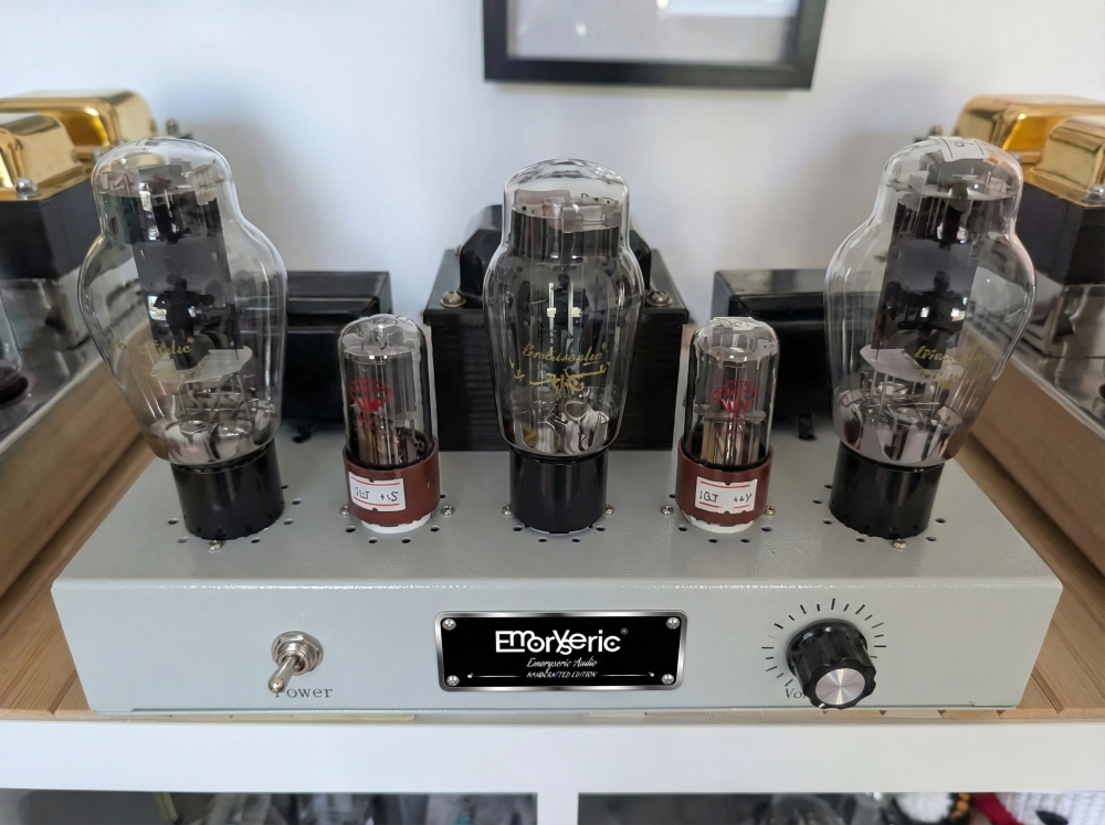 Emoryseric 6SN7 5U4G Single-Ended 2A3 Class A Tube Amplifier 5W x2 Hand-Wired Point-to-Point Hi-Fi Valve Amp