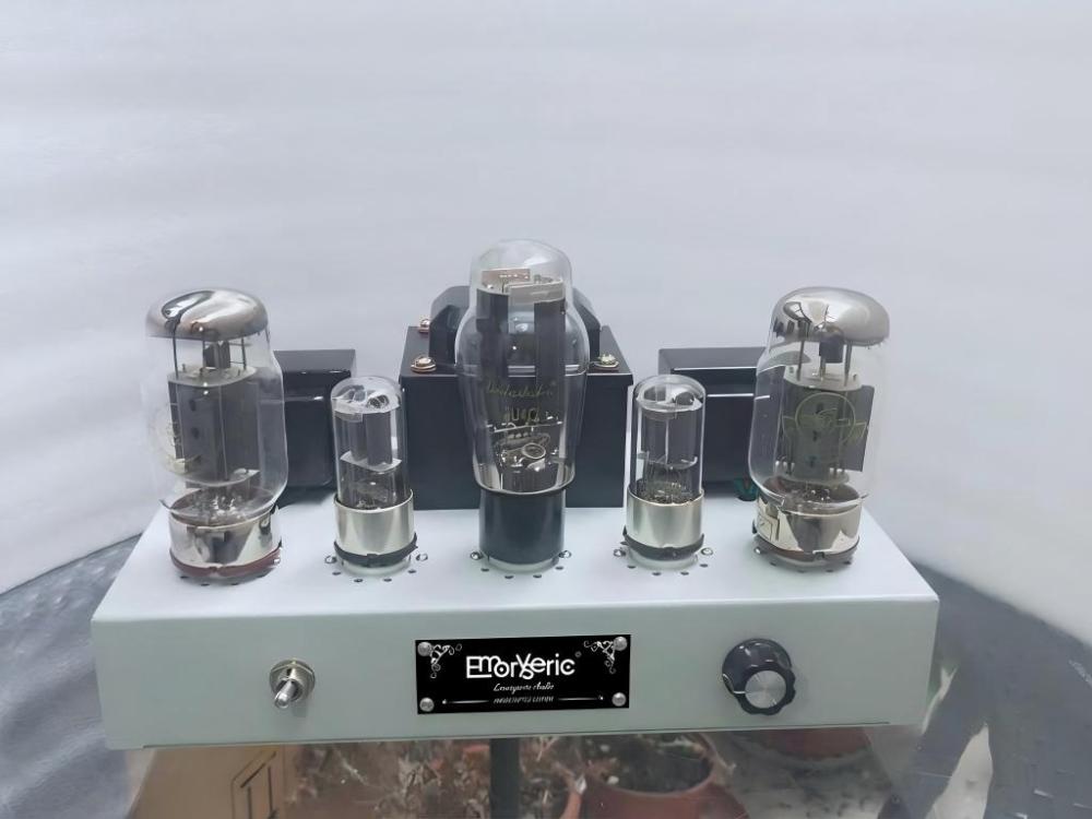 Emoryseric 6SN7 Push 5U4G Electronic Tube Amplifier 2.0 Stereo 8W 5U4G Rectify Pure Handmade KT88 Electronic Tube Power Amplifier Audio