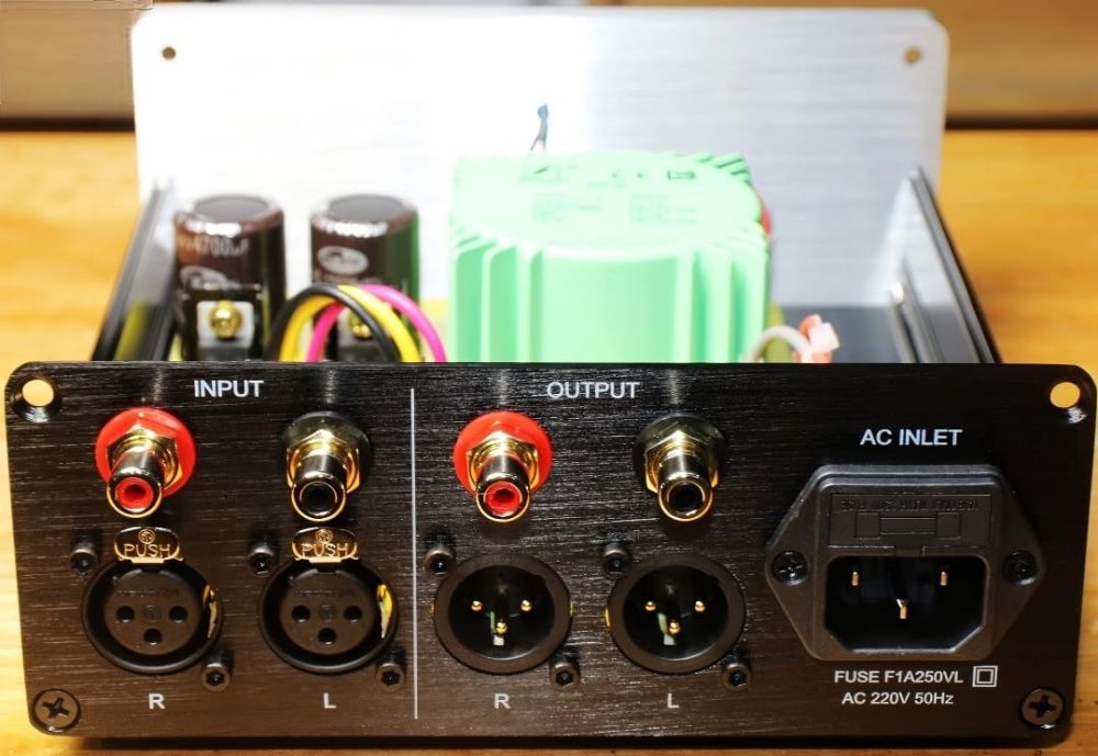 Fully Balanced Preamplifier, RCA to XLR & XLR to RCA Audio Converter, Stereo Signal Adapter & Bridged Mono Switcher for DAC, CD Player, Sound Card, with Toroidal Transformer (LME49720)