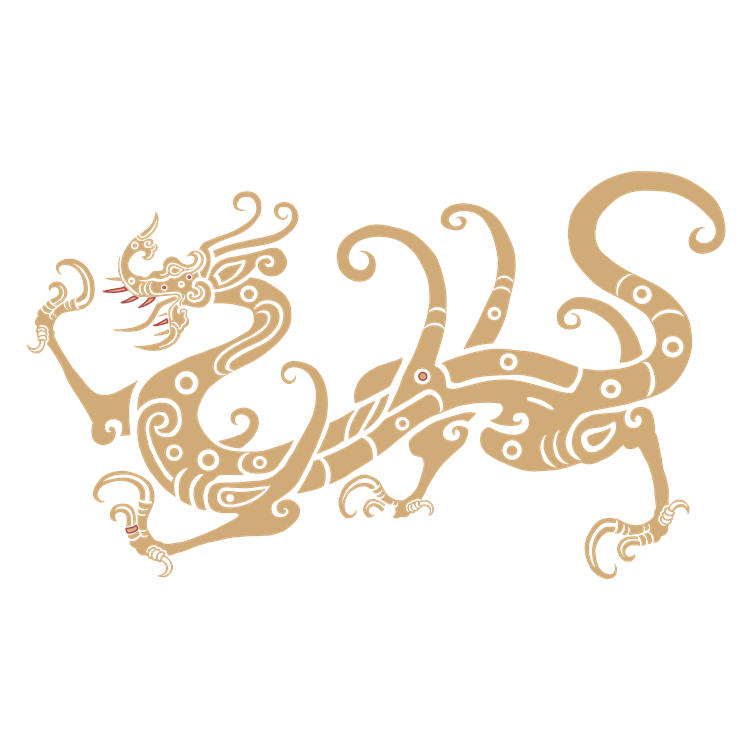 Chinese dragon art pattern 1