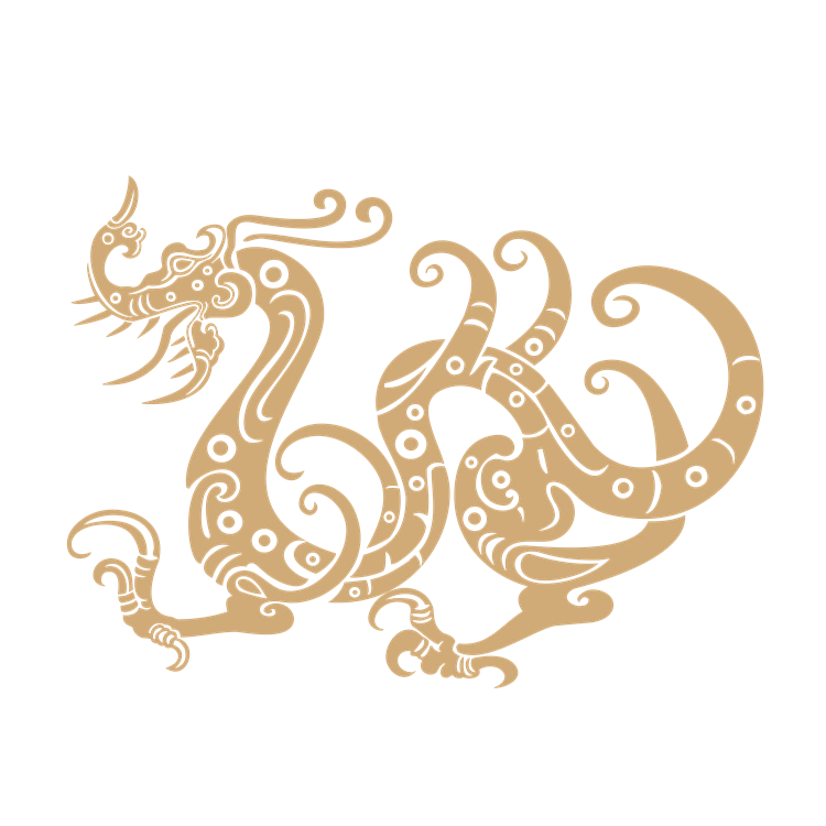 China dragon pattern 2