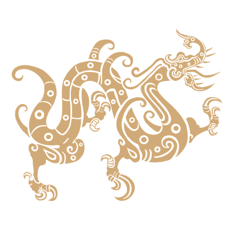 Chinese art dragon pattern 7