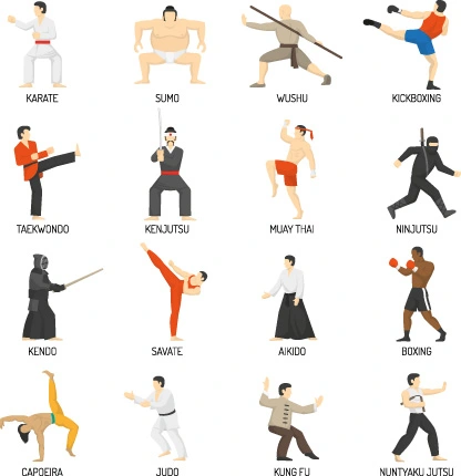 Japanese cartoon ninja pattern10