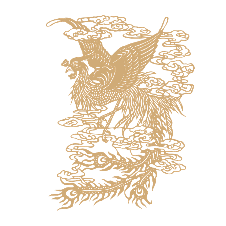 Chinese art phoenix pattern 50